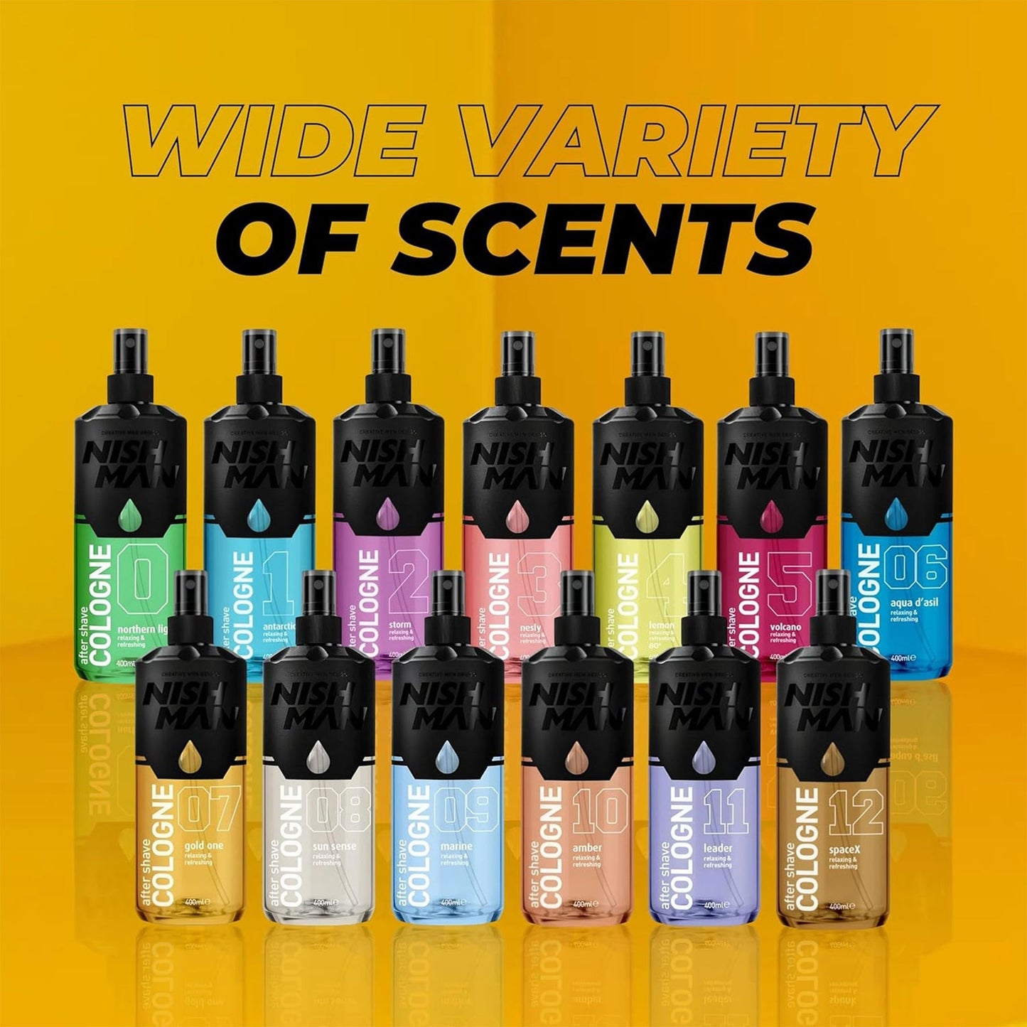 Strong after shave fragrance grooming product