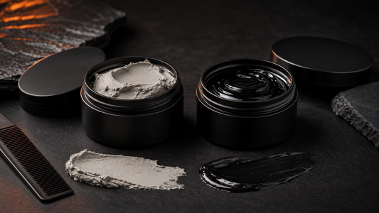 Matte and high shine hair styling products for men in Cyprus