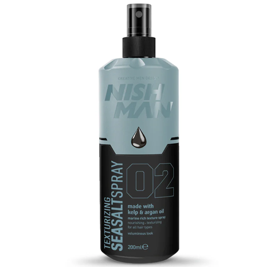 Nishman kelp argan sea salt spray 200ml texture styling