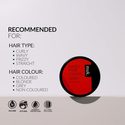 Hard Muk Styling Mud Brutal Hold Low Sheen