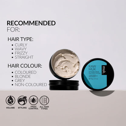 Raw Muk Styling Mud Firm Hold Gloss Finish