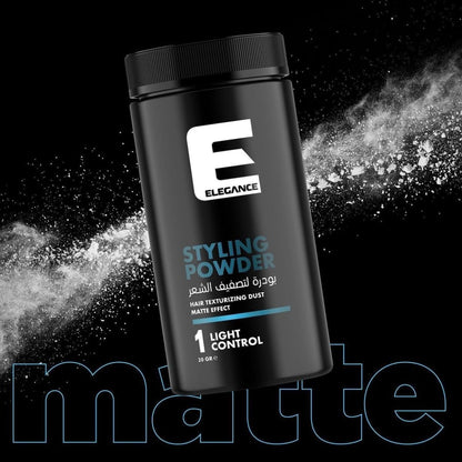 Hair volume powder matte finish Elegance