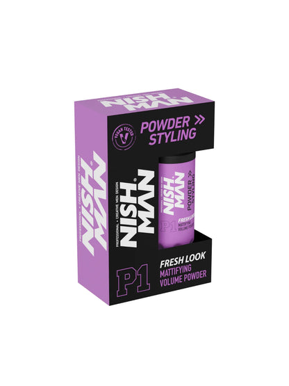 Nishman Hair Styling Powder P1 Fresh Look Matte Volume 20g