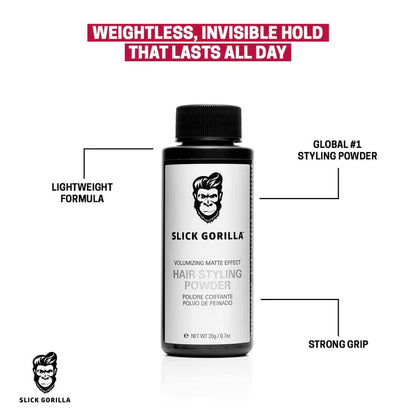 Slick Gorilla Πούδρα Μαλλιών για Ματ Όγκο 20g