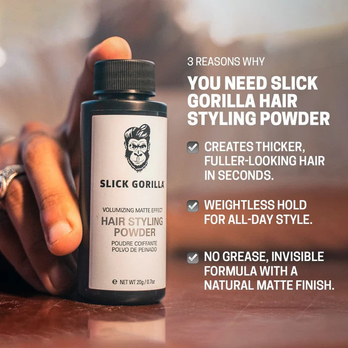 Slick Gorilla Πούδρα Μαλλιών για Ματ Όγκο 20g