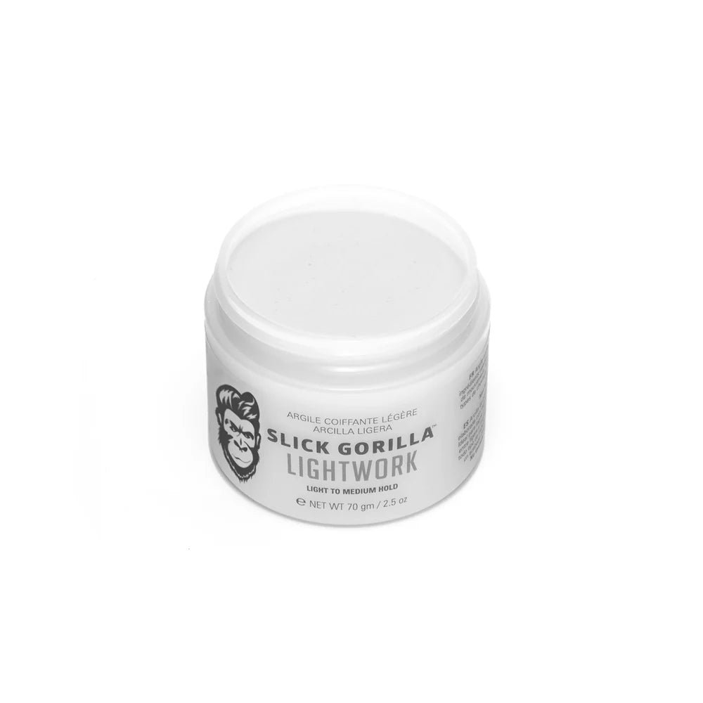 Hair clay lightweight texture control styling result