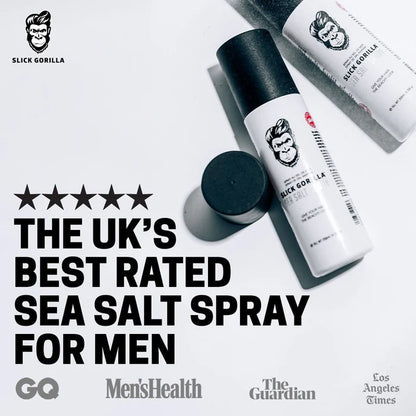 Sea salt spray lightweight finish hairstyle result